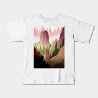 The forest and the mountains Kids T-Shirt